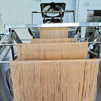 Machine à vermicelles entièrement automatique, machine à pâtes de maïs chinoises, machine à nouilles ramen, moteur haute efficacité, acier inoxydable de qualité alimentaire