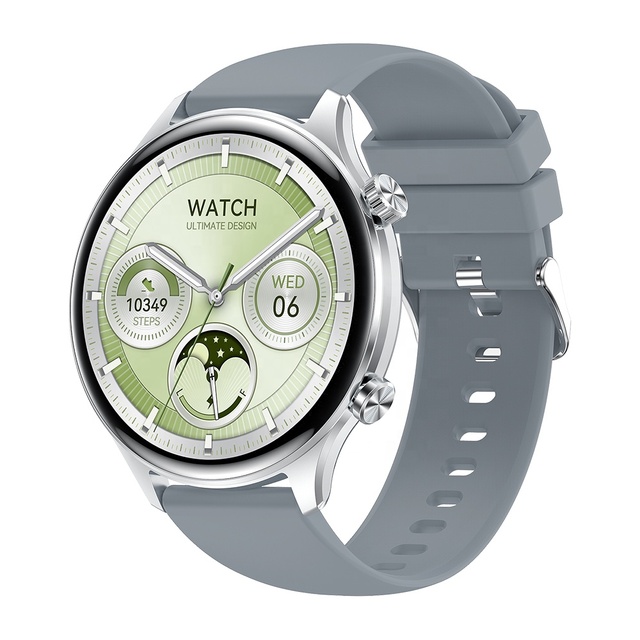HK75 Smartwatch Waterproof IP68 Alipay NFC BT Call Blood Oxygen Sleep Sport AMOLED FitCloudPro Smart Watch HK75