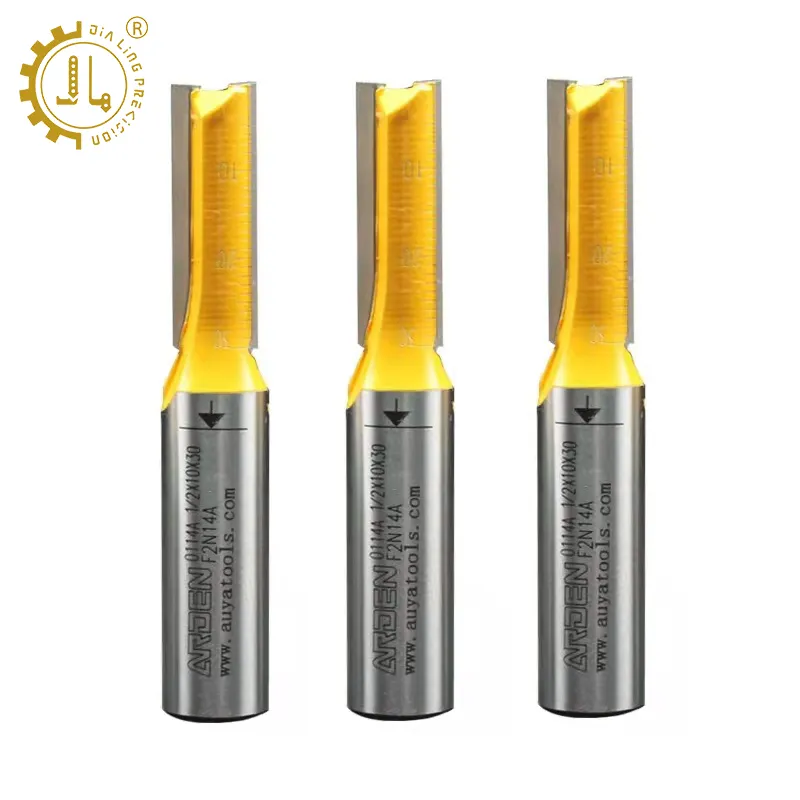 Arden Router Bit For Solid Wood Cutting Tool 1/4 or 1/2 Shank Yellow Color Bit Focus On Cutting Solid Wood