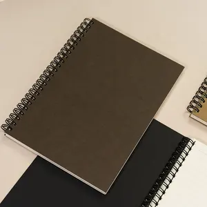 Note Book Good Quality Custom Wholesale Printed Classmate Double Wire A5 Spiral Kraft Notebook Note Books