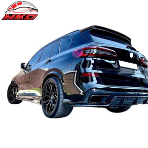Convient pour BMW G05 X5 2019-2026 Spoiler de toit style HM en fibre de carbone imprimée - Product Image 2