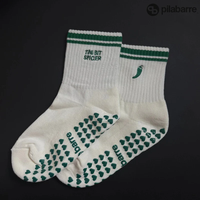 Chaussettes antidérapantes pour Pilates Reformer, chaussettes de yoga personnalisées de haute qualité en coton mignon pour femmes Calzini