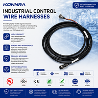 Conjunto de Conectores para Cables de Control Industrial Personalizados, Núcleo de Cobre, PBT/PVC, para Robótica, Automoción, Motocicletas y Automatización