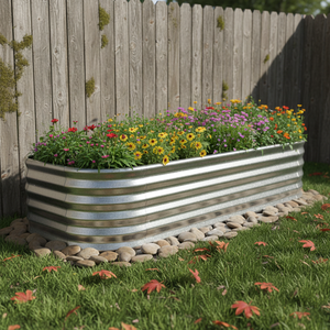 Grand bac à plantes d'extérieur surélevé pour jardin, jardinière en métal pour la vente en gros - Product Image 1