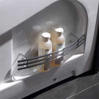 Baignoire à remous relaxante pour deux personnes, avec robinet et éclairage coloré, fabricant fiable de Foshan
