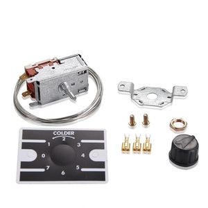 K50 P1125 Thermostat électrique en acier inoxydable Contrôle de la température essentiel Pièce de rechange pour réfrigérateur domestique Congélateur Manuel - Product Image 3