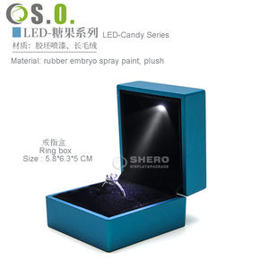 กล่องไฟ LED สำหรับเครื่องประดับ ผลิตจากโรงงาน รับทำตามขนาด กล่องใส่แหวนเพชรพร้อมโลโก้ กล่องใส่สร้อยข้อมือแบบมีไฟ กล่องใส่สร้อยคอ - Product Image 2
