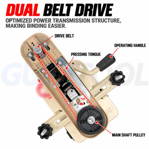 เครื่องเย็บเอกสารทางการเงินไฟฟ้า YG-368เครื่องเย็บแบบเกี่ยวลวดอัตโนมัติเครื่องเย็บด้วยลวดสำหรับสำนักงานการเงิน - Product Image 4