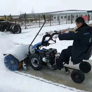 آلة إزالة الثلوج اليدوية JJZG مع محرك بنزين 15 حصان، قدرة رمي الثلوج 200 كجم، للاستخدام الزراعي مع ضمان لمدة سنة - Product Image 1