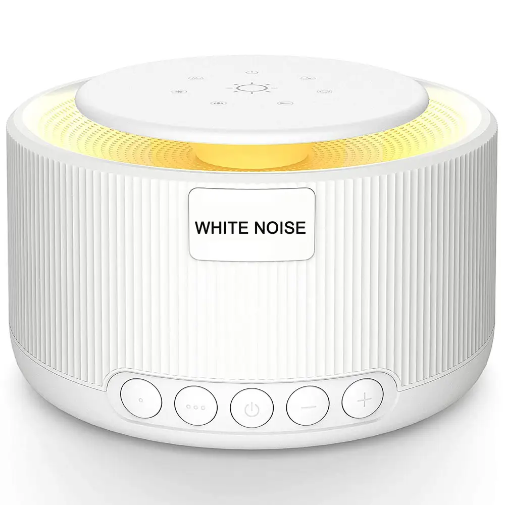 Colorful night light White noise Sleep meter 30 kinds of sounds White noise machine Soothes sleep Breathing light