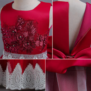 Robes pour filles imprimées sans manches élégantes robes <span class=keywords><strong>de</strong></span> princesse bouffantes costumes <span class=keywords><strong>de</strong></span> scène podium robes <span class=keywords><strong>de</strong></span> fête <span class=keywords><strong>de</strong></span> mariage robes <span class=keywords><strong>de</strong></span> bal - Product Image 2