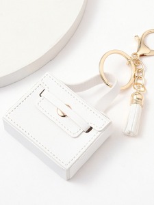 กระเป๋าใส่กุญแจหนังแบบพกพาซิปกระเป๋าใส่เหรียญเคสหูฟังมัลติฟังก์ชั่นพวงกุญแจออแกไนเซอร์กระเป๋าใส่บัตรขนาดเล็ก - Product Image 4