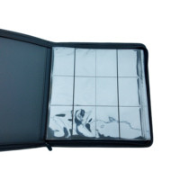 Carpeta de tarjetas de 12 bolsillos personalizable, colección de tarjetero coleccionable de cuero PU de alta calidad, álbum de cargador superior, álbumes de fotos, producto