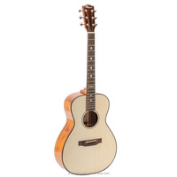 Acoustic Guitar 38 Inch Parlor Solid Top Englemann Spruce Acoustic Guitar Mahogany Back Side High Quality Folk Guitar