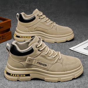 Nouvelles bottes Martin résistantes à l'usure pour hommes, chaussures de travail décontractées et sportives basses pour l'automne, chaussures de travail durables - Product Image 4