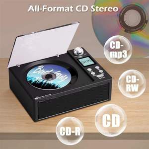 Reproductor de CD portátil de escritorio, control remoto, altavoz incorporado, pantalla LCD, cubierta a prueba de polvo, sonido HiFi para el hogar, oficina, estudiantes - Product Image 5