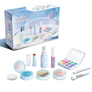 Kit de maquillage de simulation sans danger et sans dégâts, avec logo personnalisé en gros, pour les filles princesses, jeu de simulation de maquillage - Product Image 1