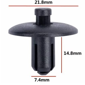 Button Maker Plastic Fastener <b>Clips</b> 21.8mm Diameter 14.8mm Height For <b>Car</b> Roof Racks - Product Image 1
