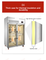 Déshumidification Armoire Alimentaire Refroidissement Par Air Armoire De Séchage Saucisse Oie Rôtie Poulet Oasté Vitrine Réfrigérée