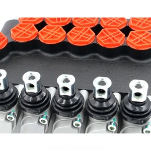 Fabricant de vanne directionnelle à <span class=keywords><strong>5</strong></span> bobines Vanne hydraulique auxiliaire pour tracteur Top P80-G34-5OT - Product Image 5
