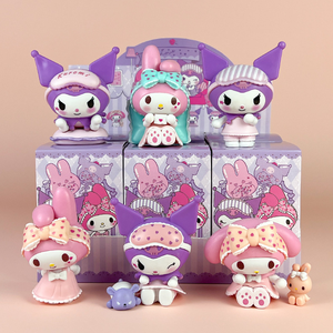 ألعاب مفاجأة يابانية رائجة من سانريو، نموذج شخصية كرتونية من البلاستيك PVC بطول 10 سم في صندوق غامض - Product Image 2