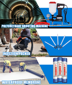 เครื่องฉีดน้ำแรงดันสูงแบบกันน้ำ แห้งเร็ว พร้อมหัวฉีด สวิตช์ควบคุม วาล์ว HDPE สำหรับหยุดน้ำในงานก่อสร้าง - Product Image 4