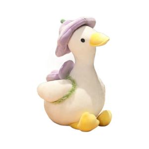 Animal en peluche mousseline d'oie de dessin animé Kawaii jouets pour enfants jouets en peluche d'oie de vente chaude - Product Image 5