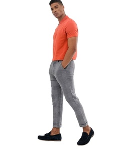 Wholesale Fashion Blank <b>Orange</b> <b>Polo</b> Neck with Zipper Short Sleeves Breathable T-Shirt - Product Image 2