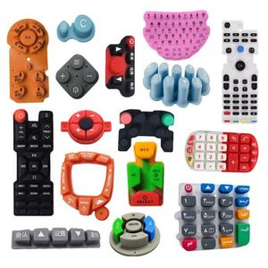 Botones de Silicona Personalizados OEM, Teclado de Silicona Conductiva para Control Remoto de TV - Product Image 1