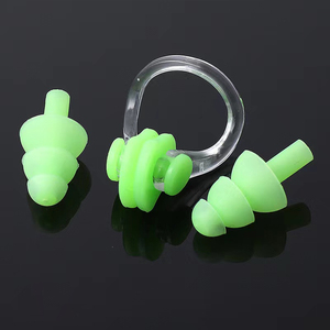 Vente en gros silicone souple natation Bouchons d'oreille et pince-<span class=keywords><strong>nez</strong></span> - Product Image 2