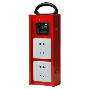 2 Gang Outdoor ABS IP67 Waterproof Electrical Junction Box with RCD 10A 5 Hole <b>Socket</b> Heavy Duty Portable - Product Image 1