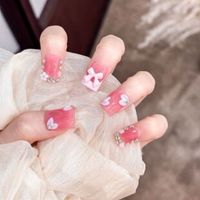 Ongles press-on faits main de haute qualité pour femmes, lot de 10 pièces avec design unique, beauté des ongles