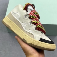 Chaussures de sport confortables pour femmes Lanvine de haute qualité, conçues par des designers, pour l'automne, avec des sangles pour une polyvalence accrue, plusieurs couleurs pour un jogging décontracté.