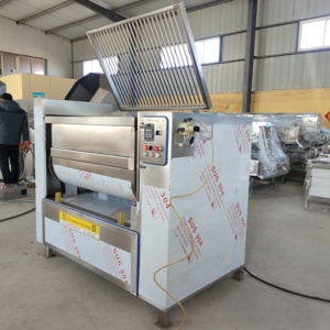 Mélangeur à viande automatique sous vide avec décharge latérale <span class=keywords><strong>pour</strong></span> saucisses, viande hachée, hot-dogs, galettes de hamburgers et garnitures de raviolis - Product Image 6