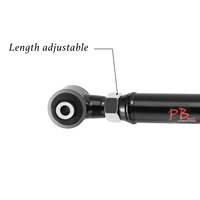 Tous les kits de levage à bras court réglable à 8 bras (0-4.5 "lift) pour les bras de suspension 2018-UP Wrangler JL