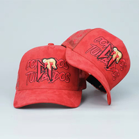 Gorra de Camionero de Béisbol de 5 Paneles de Gamuza con Parche Bordado Personalizado con Su Propio Logo para Hombre Malla Deportiva 2025