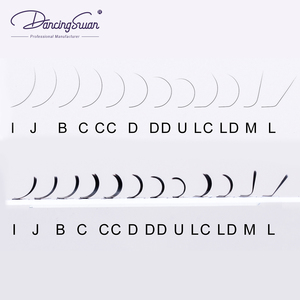 DancingSwan Babil Fashion Winky Beauty <strong>Brow</strong> 0.05 Eyelash Extens Jet Black Matte Real Hair Lashes Eyelash <strong>Extensions</strong> - Product Image 5
