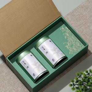 Kotak Kemasan Seri Kertas Hadiah Mewah Magnetik Custom 100g, Ukuran 280*162*83mm, <span class=keywords><strong>2</strong></span>&3 Kaleng, Tahun Baru Imlek, Logo Dicetak - Product Image 5