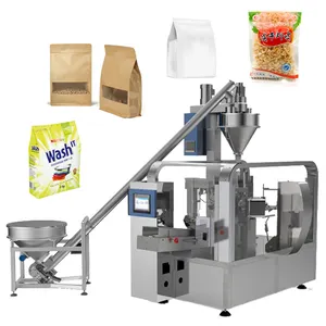 Automatic Protein Rotary Premade Stand up Zipper Spout Bag Pouch Doybag Doypack Powder Packing Machine