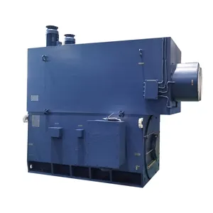 Ventilador 1000KW 990RPM usa motor assíncrono de alta tensão e controle de velocidade de frequência de 3 fases