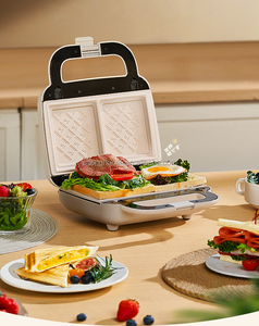 Plancha Multifuncional Seis en Uno con Placas Intercambiables para Sándwiches, Waffles y Donuts - Product Image 2