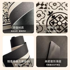 Tapete de cocina con diseño siciliano, de fibra de poliéster, absorbente, aislante del calor, para fregadero, encimera, máquina de café y secado de platos - Product Image 4