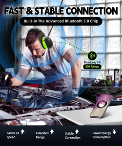 Orejeras de Seguridad con Reducción de Ruido Industrial, Bluetooth, Recargables, Plegables, Multifuncionales y Personalizadas - Product Image 6