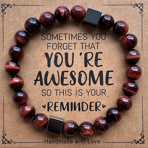 Bracelet réglable classique pour femme avec brin <span class=keywords><strong>de</strong></span> perles <span class=keywords><strong>de</strong></span> coeur carte inspirante motif <span class=keywords><strong>de</strong></span> boule significatif cadeau <span class=keywords><strong>de</strong></span> bijoux génial - Product Image 4