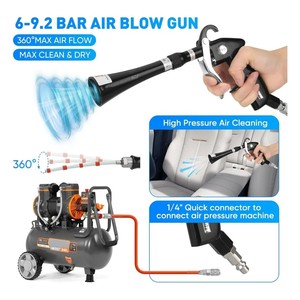 Pistolet de lavage de voiture électrique portable OnniLuLu noir avec nettoyage <span class=keywords><strong>Tornado</strong></span> pour le detailing en gros - Product Image 5