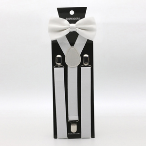 Conjunto de <span class=keywords><strong>Tirantes</strong></span> y Corbatín Unisex Sólidos con Hebilla de Clip, <span class=keywords><strong>Tirantes</strong></span> Ajustables Elásticos en Y para <span class=keywords><strong>Hombre</strong></span>, Accesorios para <span class=keywords><strong>Traje</strong></span> de <span class=keywords><strong>Boda</strong></span> - Product Image 5