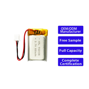 Baterai Lipo OEM 902035 650mAh Performa Tinggi 1C~15C Tingkat Pengosongan 3.7V-4.2V Dapat Disesuaikan untuk Modul Kamera - Product Image 1