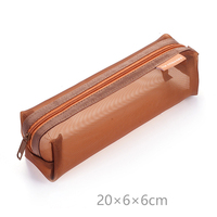 Porte-monnaie en nylon simple de grande capacité sac de rangement transparent portable porte-clé à fermeture éclair sac à monnaie petit portable lettre