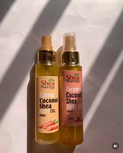 น้ำมันบำรุงผิวกายเชียทรานดิชั่นออร์แกนิค แครอท โคโคนัท เชีย ขนาด 100 มล. สำหรับความงามและการดูแลส่วนบุคคล เหมาะสำหรับทุกสภาพผิว ขายส่ง - Product Image 6