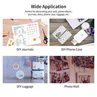 HPRT Z1 Mini Printer Foto Nirkabel Portabel Zink 300DPI Printer Warna Saku Kamera Gambar AR untuk Perjalanan